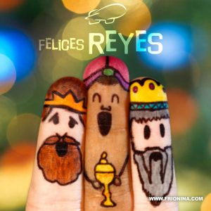 Tarjeta Reyes Magos Frionina